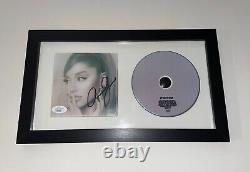 ARIANA GRANDE Signed POSITIONS CD FRAMED Signed Authentic Autograph JSA COA Cert