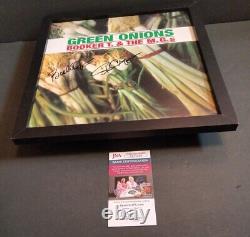 BOOKER T. & THE M. G.'S SIGNED & FRAMED Green Onions Vinyl JSA COA Steve Cropper