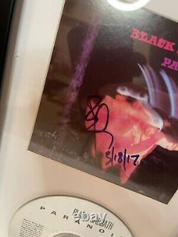 Bill Ward Black Sabbath Signed Paranoid CD Cover Framed JSA COA Ozzy Osbourne