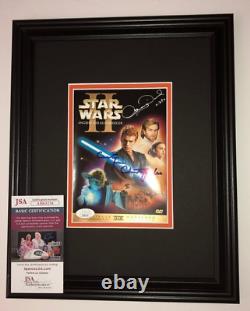 Christopher Lee Anthony Daniels Signed Framed Photo Display Star Wars Jsa Coa