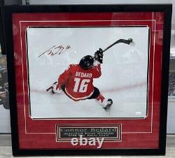 Connor Bedard Hand-Signed Autographed 16x20 Custom Framed Photo with JSA COA