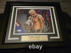 Darby Allin Autograph 8x10 Photo AEW Wrestling Signed JSA COA FRAMED & MATTED