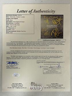 Def Leppard Autographed Signed Framed CD Cover Jsa Full Letter Coa # Xx87511
