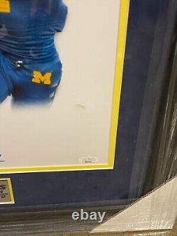 Devin Funchess Signed Michigan Wolverines Framed 16x20 Photo JSA COA