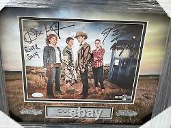 Doctor Who Eleventh Cast Signed Framed 8x10 Photo JSA COA 11th Matt Smith