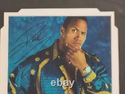 Dwayne Johnson The Rock Signed Framed 8x10 Photo WWF WWE Auto Autograph JSA COA