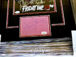 Friday the 13th Cast Signed Photo Framed Display, Betsy Palmer, Lehman, JSA COA
