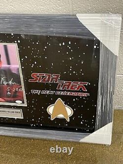 Jonathan Frakes Signed Star Trek TNG Commander Riker Framed 8x10 Photo JSA COA