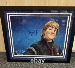 Jonathan Groff Framed Autographed Frozen Kristoff Signed 16x20 Photo JSA COA