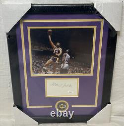 Kareem Abdul Jabbar Los Angeles Lakers Signed Autograph 8x10 Framed JSA COA
