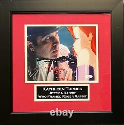 Kathleen Turner auto framed inscribed 8x10 photo Who Framed Roger Rabbit JSA COA