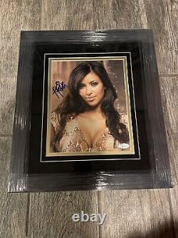 Kim Kardashian Signed Custom Framed Photo Jsa Coa Autographed Keeping Up With