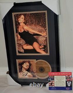 Mariah Carey Signed Honey autographed photo JSA COA Framed Autographed