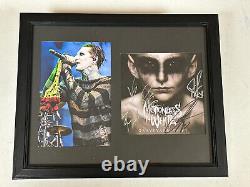 Motionless In White Autographed Signed Framed CD Cover With Jsa Coa # Aj69827