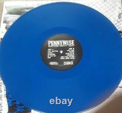 PENNYWISE 1988 SIGNED + FRAMED BLUE Vinyl JSA COA