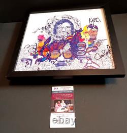 PORTUGAL THE MAN Band SIGNED + FRAMED Vinyl JSA COA In The Mountain In the Cloud