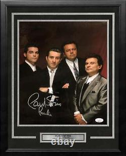 Paul Sorvino Autographed Signed Goodfellas 11x14 Framed Movie Cast Photo JSA COA