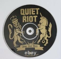 Quiet Riot Signed Framed CD Display Jsa Coa Autographed Music Rock Band