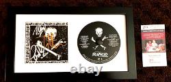 RANCID Punk Rock Band SIGNED + FRAMED CD JSA COA