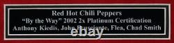 RED HOT CHILI PEPPERS Signed Tour Poster Custom Framed JSA COA ALL 4 KIEDIS +3