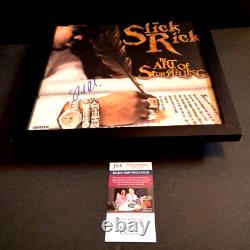 SLICK RICK SIGNED & FRAMED Vinyl JSA COA The Art of Storytelling