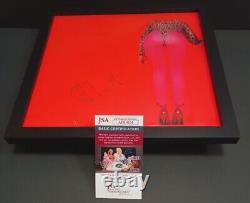 ST. VINCENT SIGNED + FRAMED Pink Vinyl JSA COA Masseduction