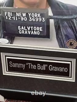 Sammy The Bull Gravano Framed Autographed 8 X 10 Mug Shot JSA COA