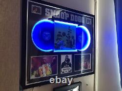 Snoop Dogg Signed Vinyl In Light Up Frame JSA COA