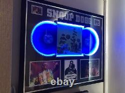 Snoop Dogg Signed Vinyl In Light Up Frame JSA COA