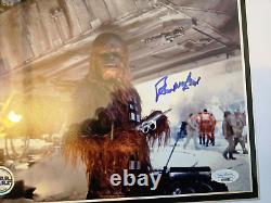 Star Wars Peter Mayhew autographed framed 8x10 photo Star Wars COA & JSA Cert