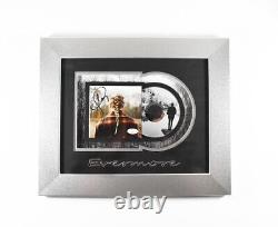 Taylor Swift Evermore CD Framed and Matted Signed Autographed JSA COA