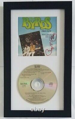 The Byrds Roger Mcguinn Signed Framed CD Display Jsa Coa Autographed Rock Music