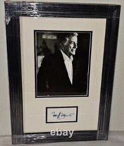 Tony Bennett Signed Autographed Card Professionally Framed JSA COA