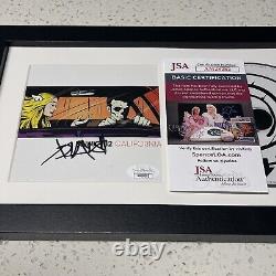 Travis Barker Signed Blink 182 Band California CD Album Autograph Framed Jsa Coa